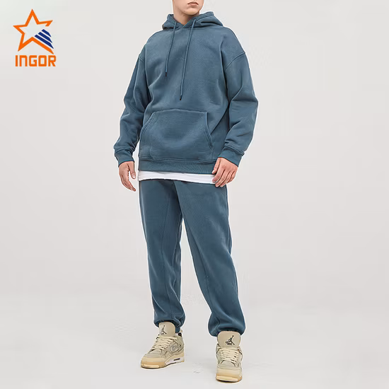 Ingor Sportswear Activewear Apparel Gym Running Wear Wholesale Unisex Fashion High Quality Women Private Label Sports Hoodies Jogging Sweat Suits Tracksuit